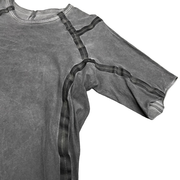 ISAAC SELLAM 21SS Leather taping tee