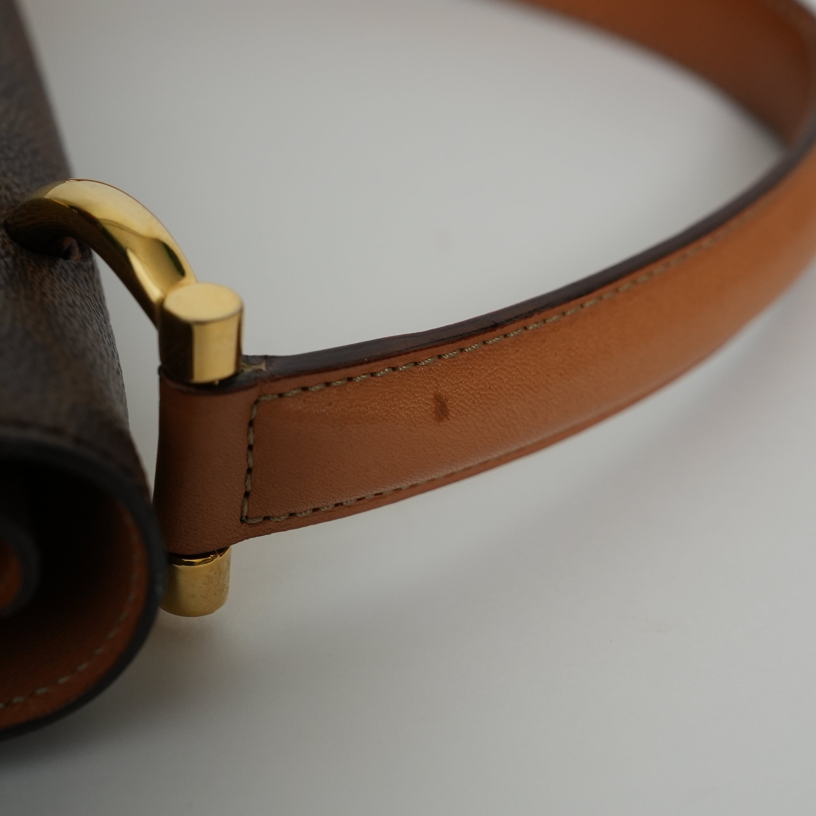 CELINE ダブルフラップ ハンドバッグ マカダム