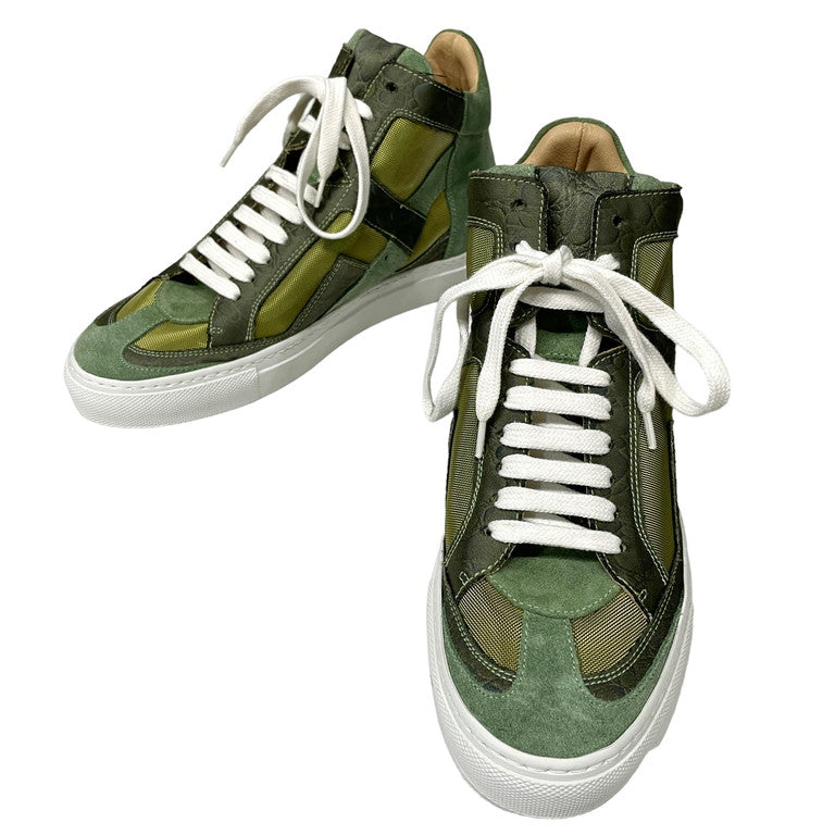 MM6 Maison Margiela Suede mesh sneakers