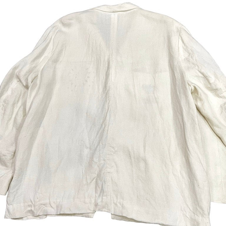 Yohji Yamamoto Pour Homme 87SS 刺し子織カットワーク3Bテーラードジャケット