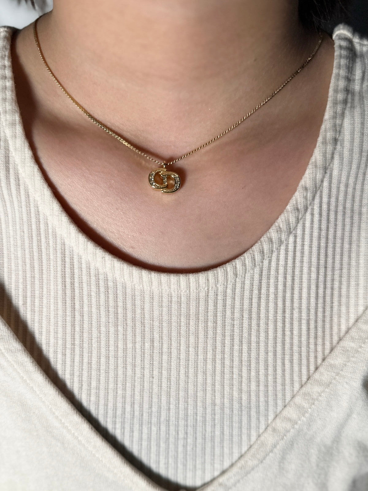 Christian Dior CDロゴ ネックレス