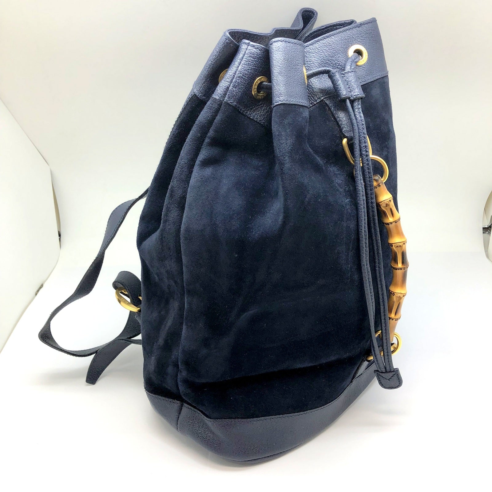 GUCCI 巾着リュック バンブー