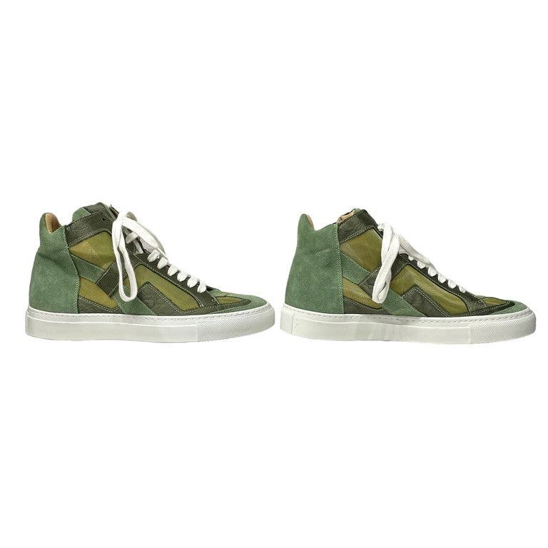 MM6 Maison Margiela Suede mesh sneakers