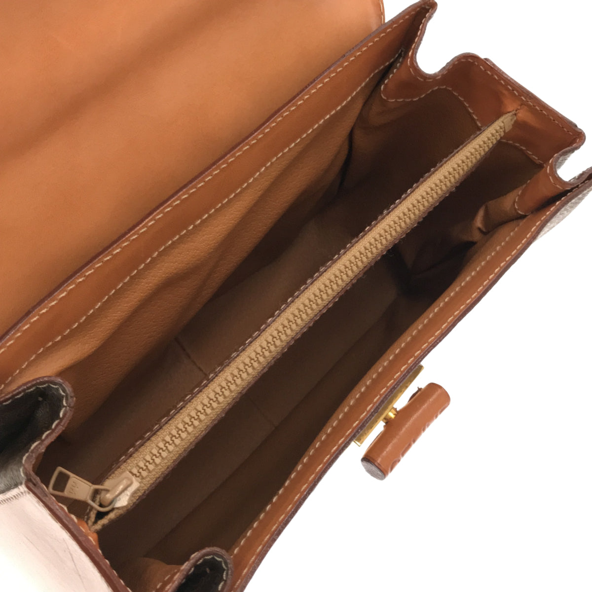 CELINE マカダム 2WAYハンドバッグ