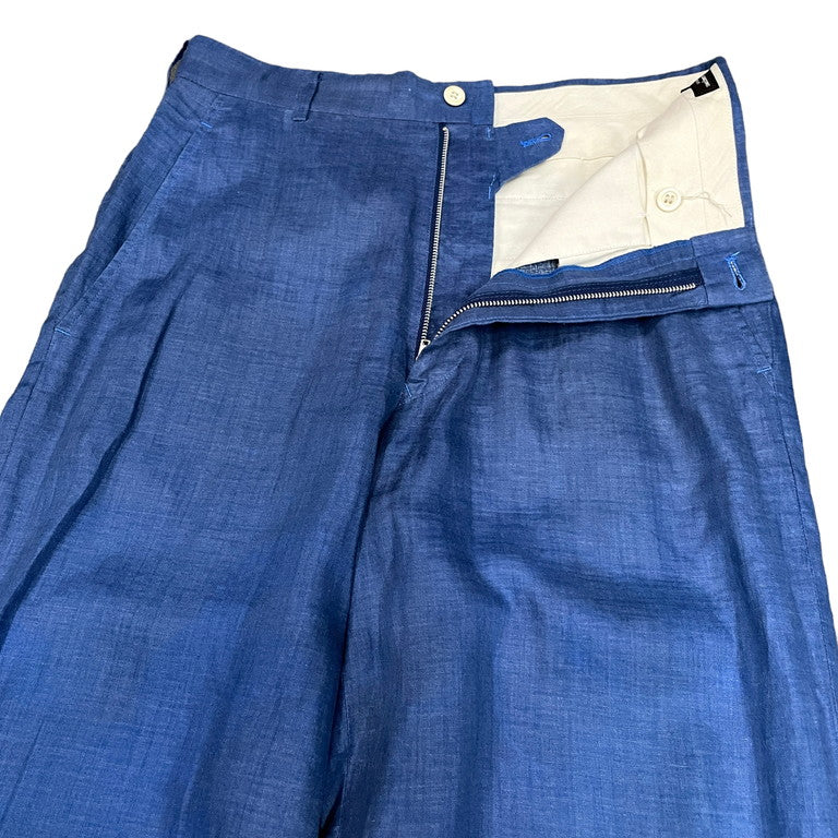 COMME des GARCONS HOMME PLUS 89SS Sky blue linen pants
