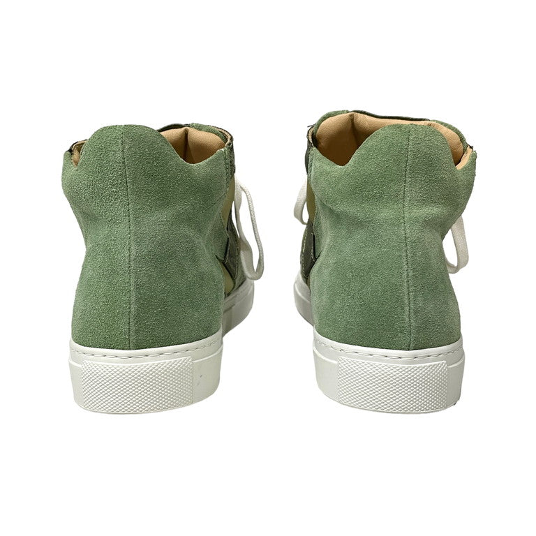 MM6 Maison Margiela Suede mesh sneakers