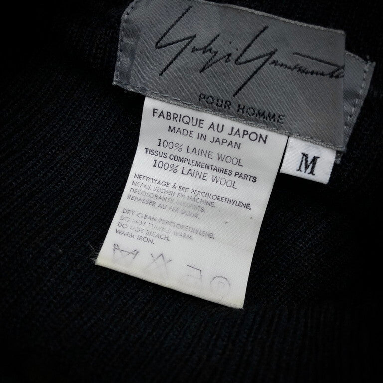 Yohji Yamamoto Pour Homme 95AW Rokumeikan knit sweater