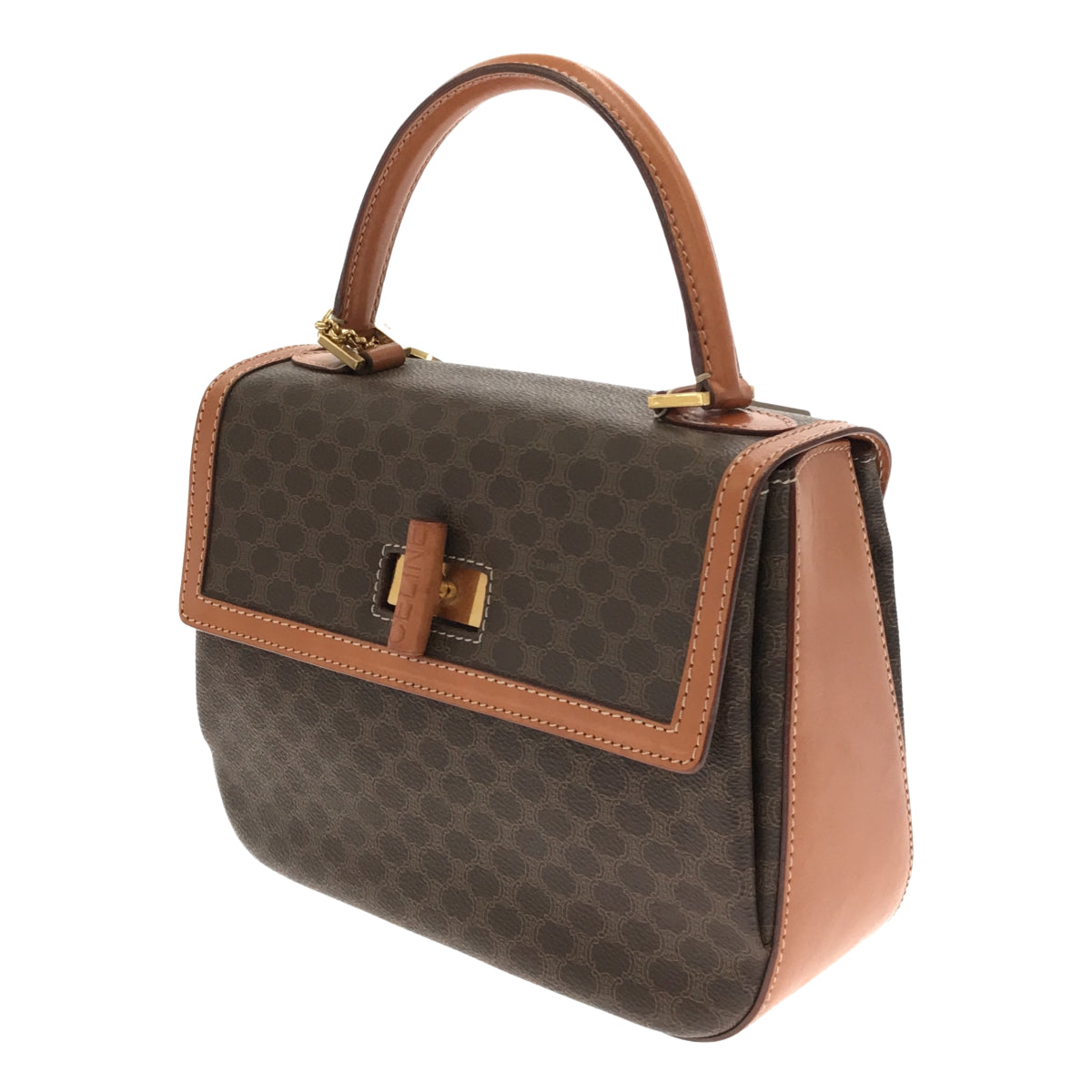 CELINE マカダム 2WAYハンドバッグ