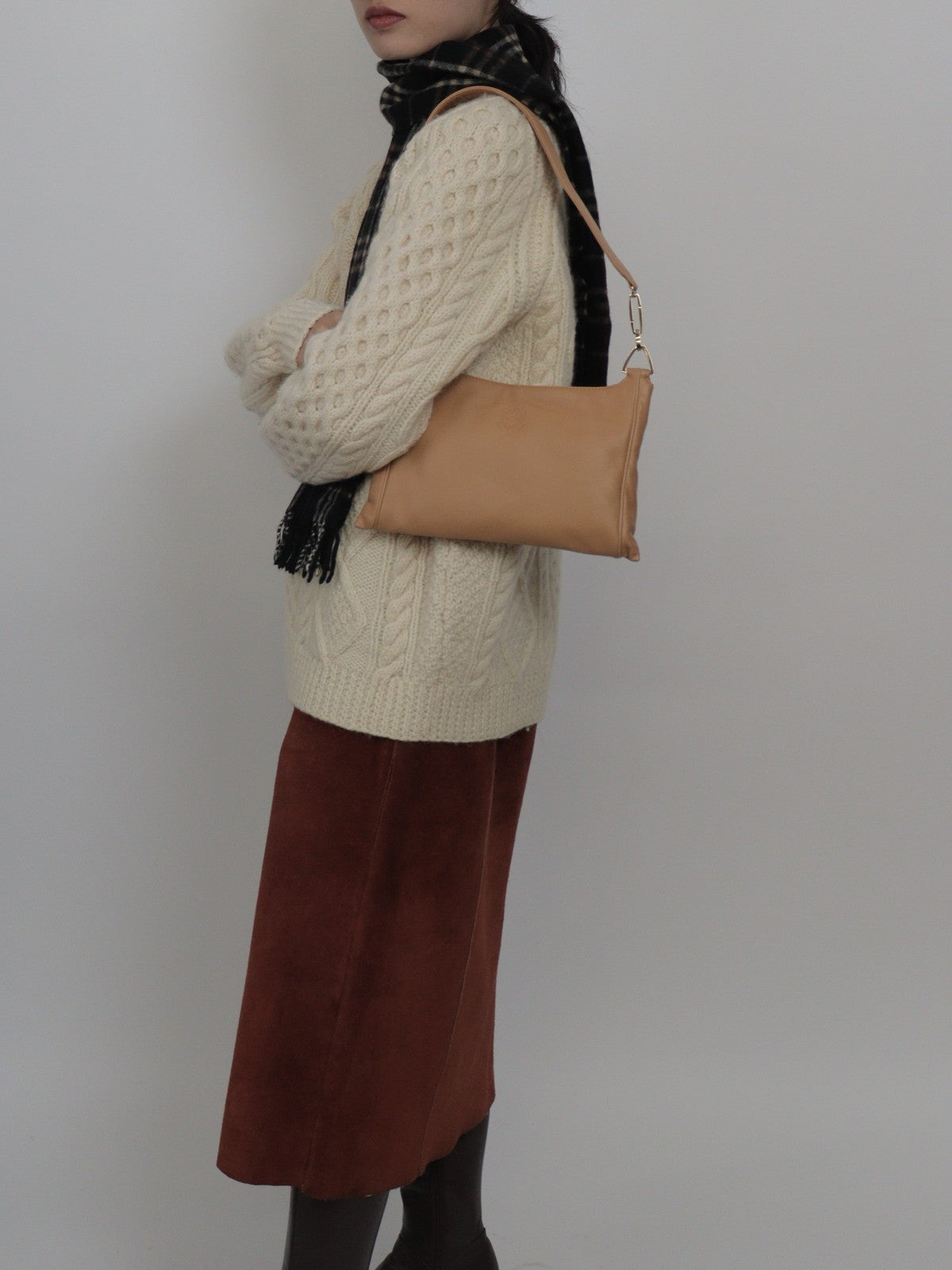 LOEWE レザー ショルダーバッグ