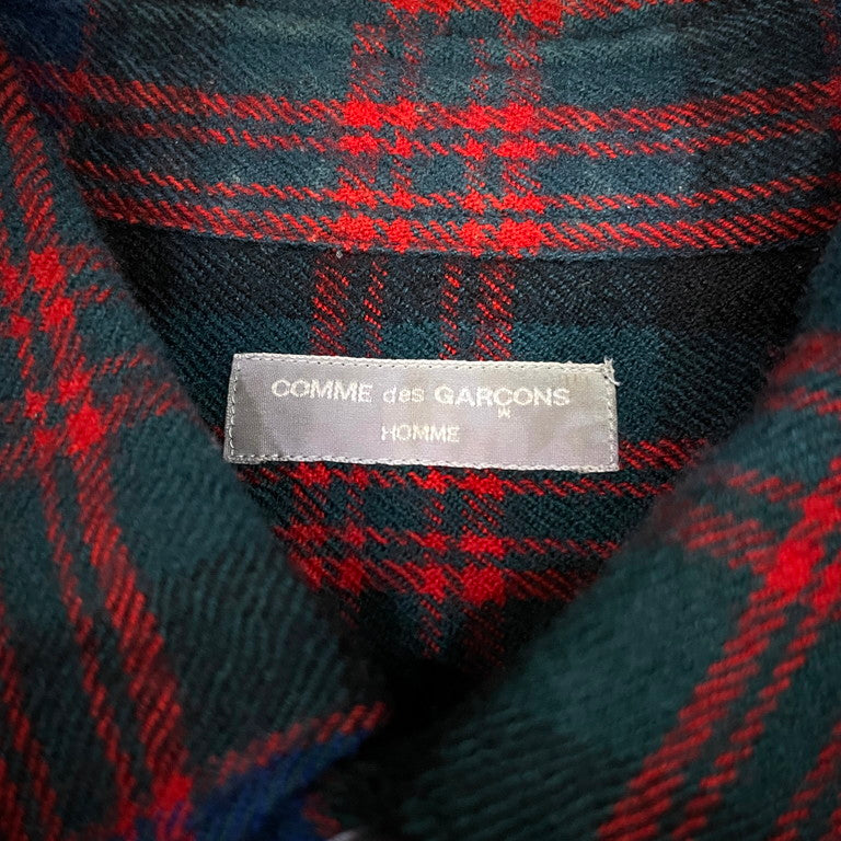 COMME des GARCONS HOMME 00AW Plaid flannel shirt
