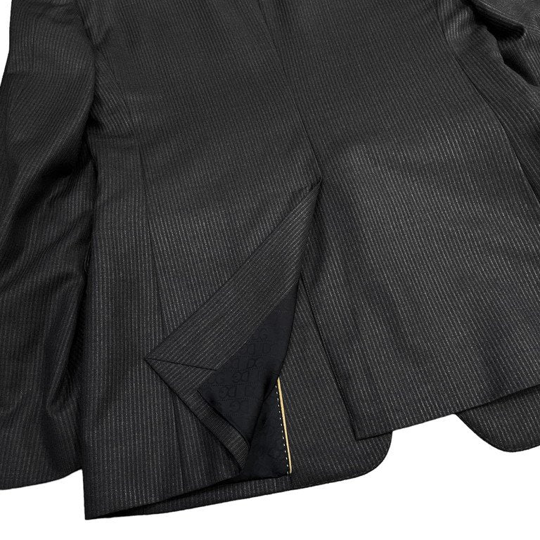 DOLCE&GABBANA GOLD ナローラペルストライプ1Bテーラードジャケット