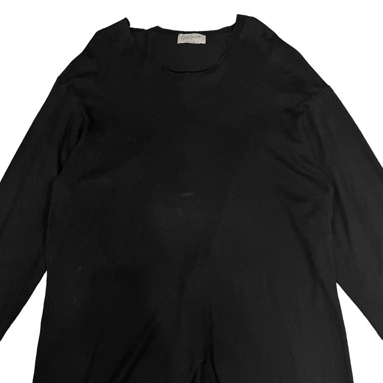 Yohji Yamamoto Pour Homme 13SS Slit knitted sweater