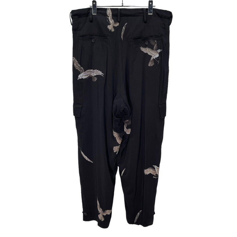Yohji Yamamoto Pour Homme SEIBU SHIBUYA POP-UP STORE LIMITED EDITION 23SS Rayon printed crow pants