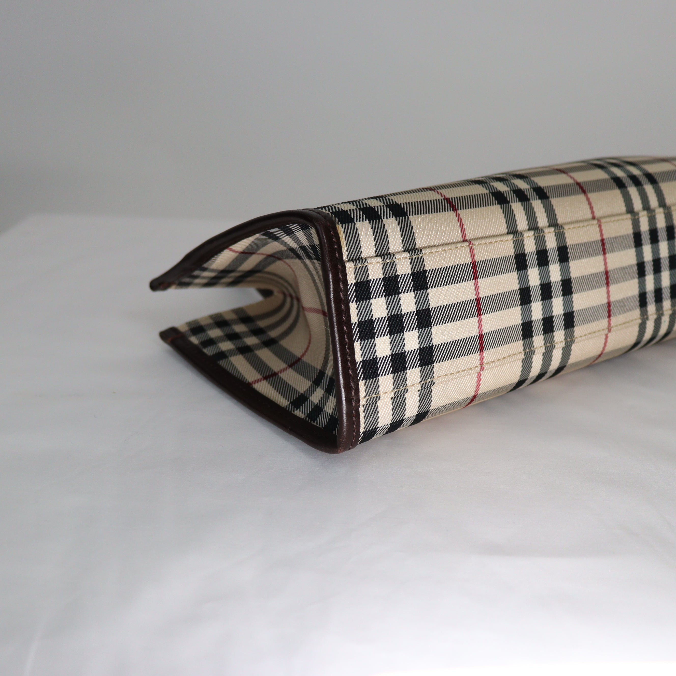 BURBERRY チェック ハンドバッグ