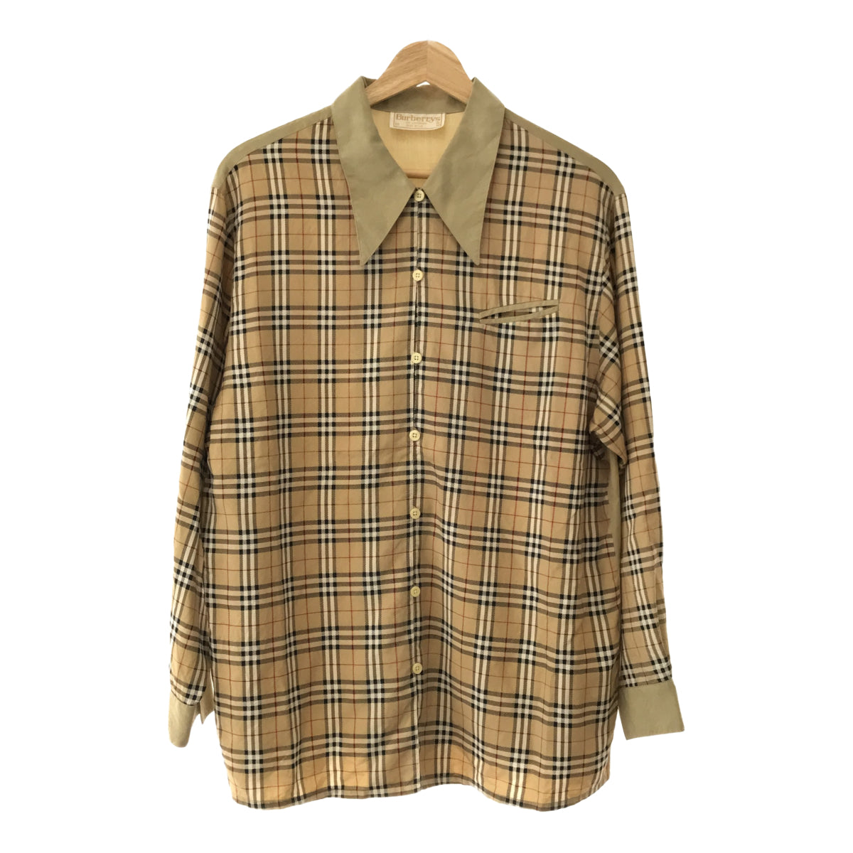 BURBERRYS' ノバチェックシルクシャツ