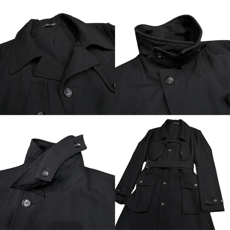 Y's for men オールドギャバジン4ポケットミリタリーコート