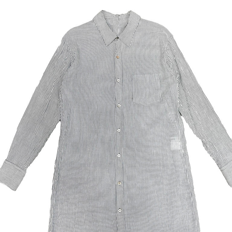sulvam 18SS Tencel Stripe Long Shirt