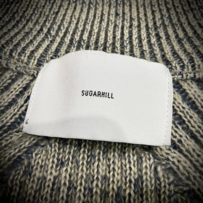 SUGARHILL 23AW DRIVERS KNIT SWEATER (IVORY&NAVY) モヘヤウールシルクドライバーズニットセーター