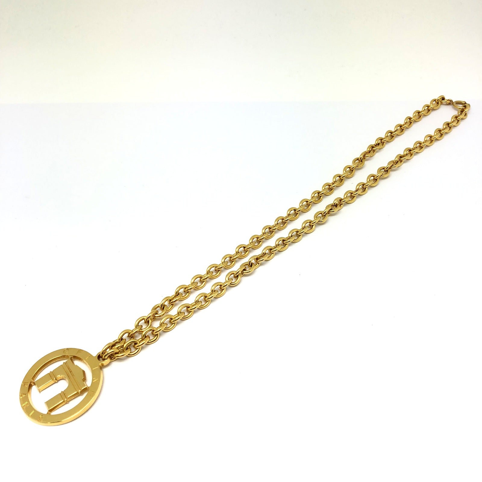 CELINE サークルロゴネックレス