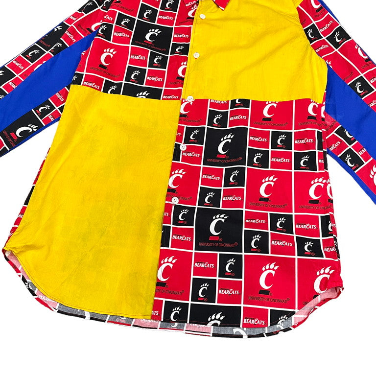 COMME des GARCONS SHIRT boys 19SS CINCINNATI BEARCATS Crazy pattern shirt