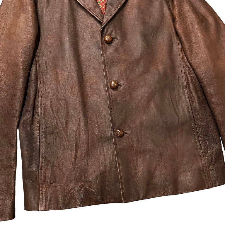 NUMBER NINE 03AW Cow hide leather jacket