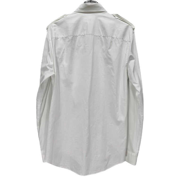 Y's for men コットンブロードスパイダープリントミリタリーシャツジャケット Archive エポレット ブラウス トップス アウター Yohji Yamamoto Pour Homme ヨウジヤマモトプールオム ワイズフォーメン メンズ
