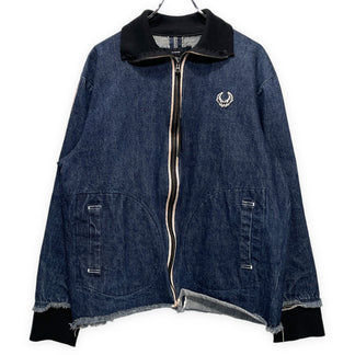 [-]Minus 24SS SLASH SEAM TRUCK JACKET 70's SELVEDGE DENIM セルヴィッジデニムスラッシュシームカットオフトラックジャケット ブルゾン 赤耳 アウター マイナス メンズ