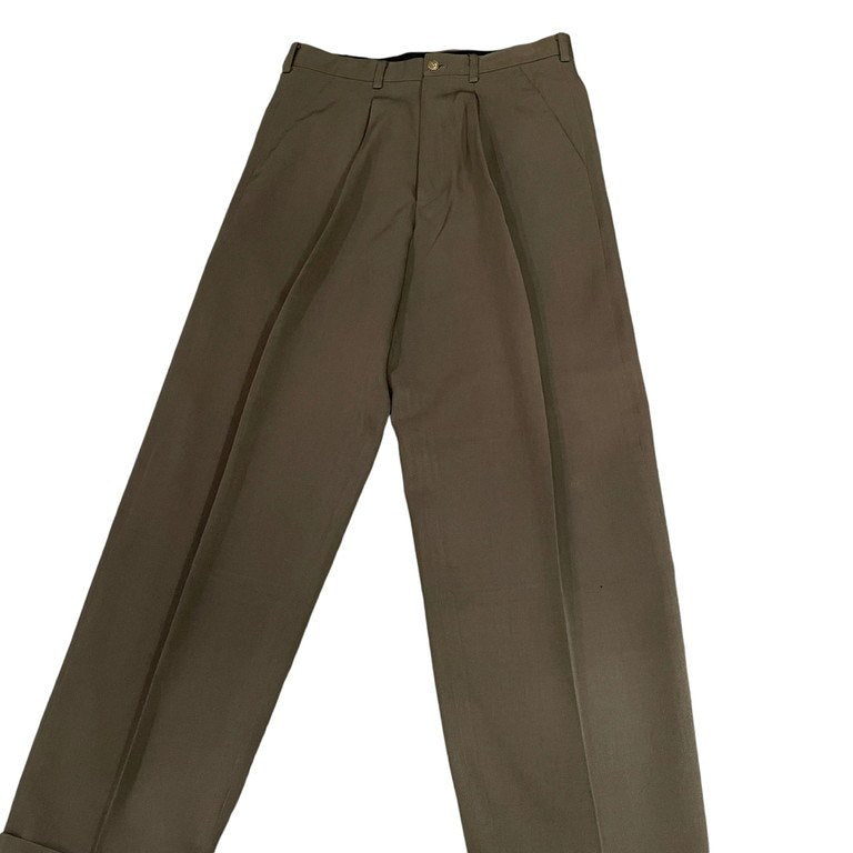 Y's for men オールドギャバジンボックスプリーツダブルテーパードパンツ スラックス トラウザーズ Archive 80s 90s Yohji Yamamoto Pour Homme ヨウジヤマモトプールオム ワイズフォーメン メンズ