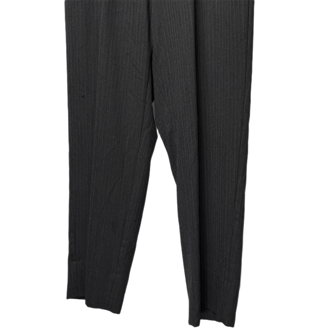 Y's for men ウールストライプ1タックテーパードパンツ スラックス トラウザーズ ボトムス Yohji Yamamoto Pour Homme ヨウジヤマモトプールオム ワイズフォーメン メンズ