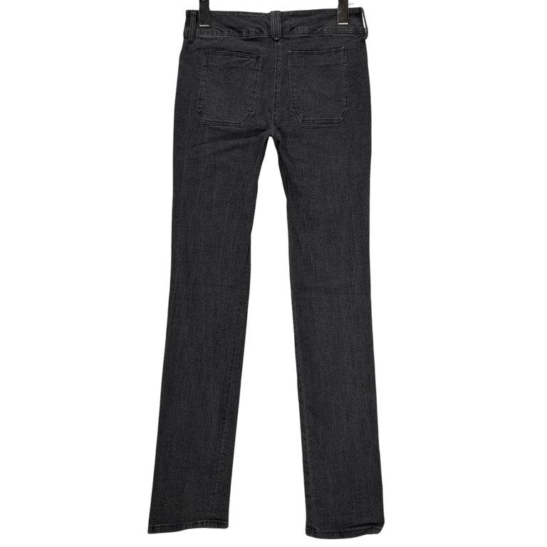 BALENCIAGA 06SS ブラックデニムストレッチスキニーパンツ スリムパンツ ボトムス Archive 00s Nicolas Ghesquiere ニコラジェスキエール期 バレンシアガ レディース