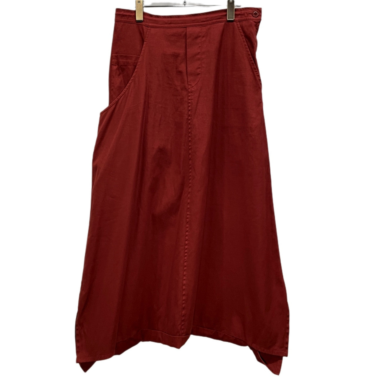 Y's コットンギャバジンアシンメトリーサルエルイージーパンツ ボトムス Yohji Yamamoto Femme ワイズ ヨウジヤマモト レディース