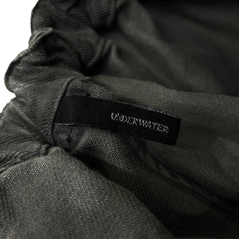 UNDERWATER Scavenger Heavyduty Multi プロダクトダイマルチポケットボンテージカーゴパンツ 製品染め テクノ テック ベルト ボトムス 未使用タグ付き アンダーウォーター メンズ