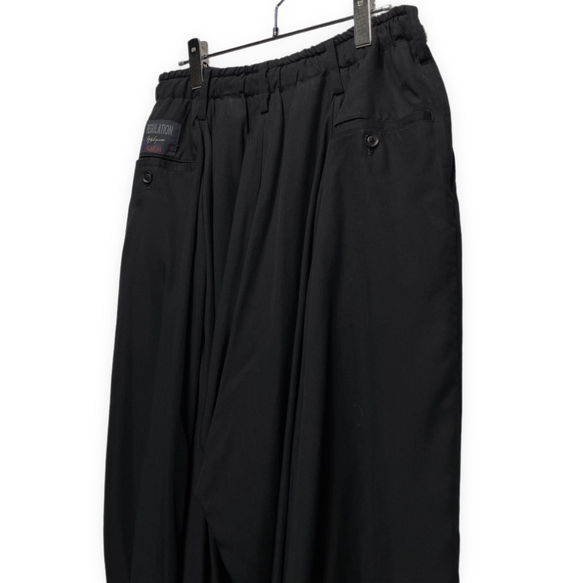 REGULATION Yohji Yamamoto MEN 23SS RE TE TWILL Z-STANDARD CROW PANTS セルロースツイルカラスパンツ ボトムス HZ-P04-240 Pour Homme レギュレーション ヨウジヤマモト メン メンズ