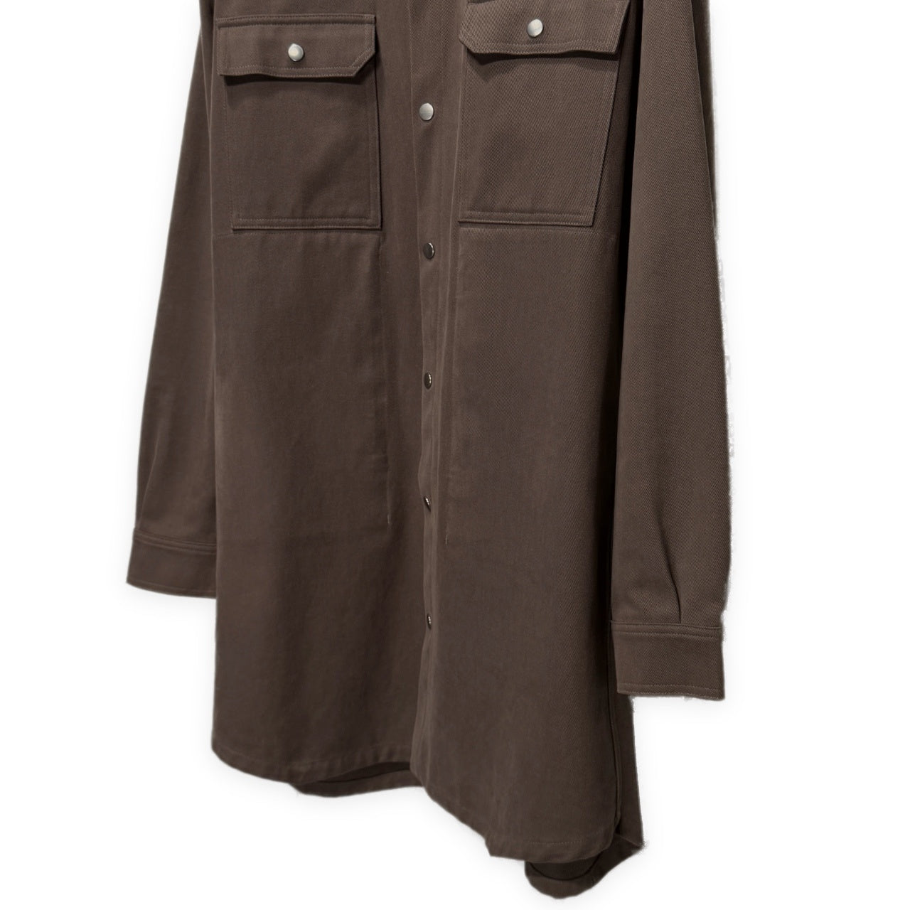 Rick Owens 22AW Strobe Heavy Cotton Shirt ストロボヘビーコットンシャツジャケット ブラウス ブルゾン トップス アウター RU02B2728-CF リックオウエンス メンズ