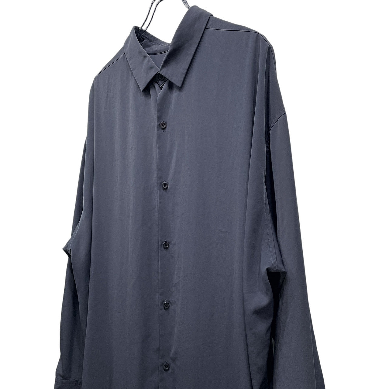 LAD MUSICIAN 20SS Back-Front Long Shirt ポリエステルデシンバックフロントロングシャツ ブラウス トップス アウター ラッドミュージシャン メンズ