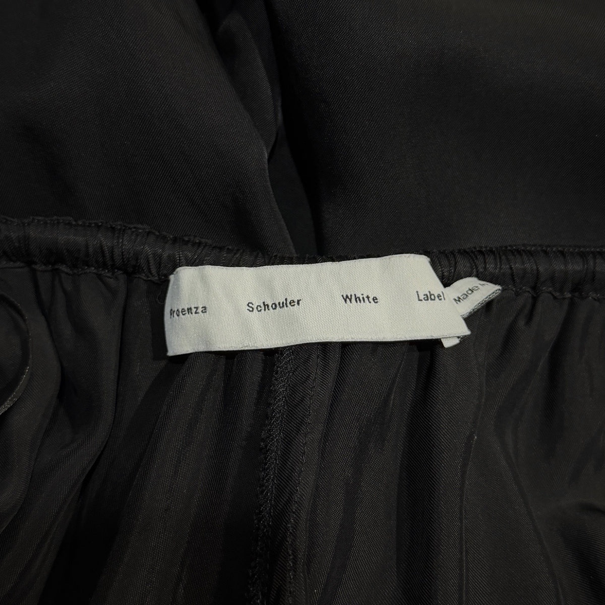 Proenza Schouler White Label レーヨンドローコードワイドストレートパンツ  ボトムス プロエンザスクーラーホワイトレーベル レディース