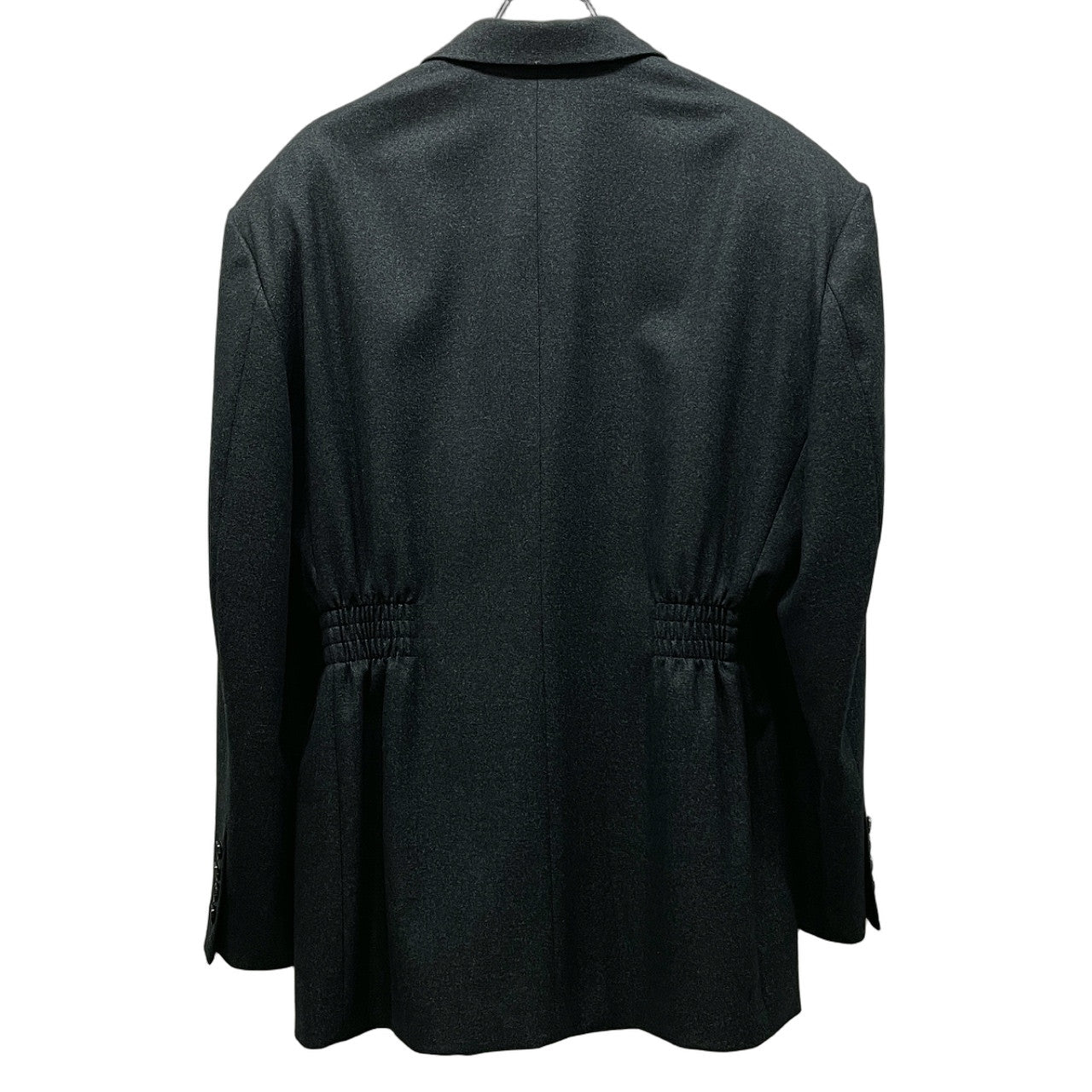 JOHN LAWRENCE SULLIVAN 20AW WAIST GATHERED JACKET ウエストギャザーダブルブレストテーラードジャケット ブレザー ブルゾン コート アウター 定価110,000円 ジョンローレンスサリバン メンズ