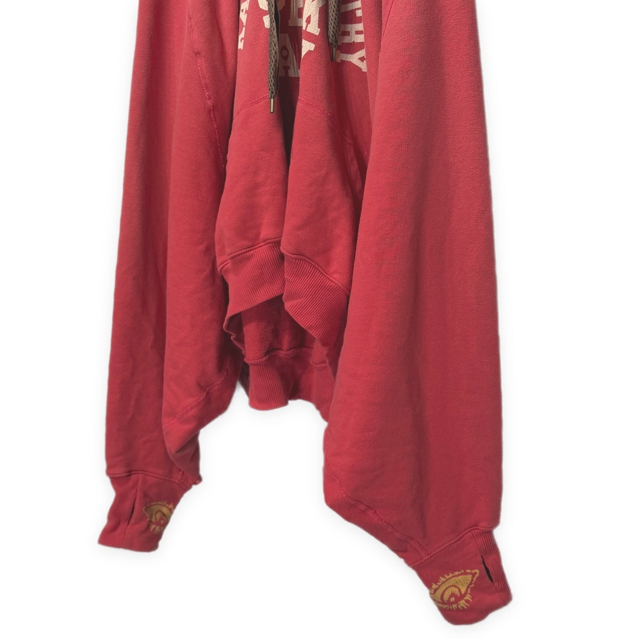 KAPITAL 24AW SPEAKEASY COLLEGE PRINTED HOODIE スピークイージーカレッジプリントフーディ アイプリントオーバーサイズサムホールパーカー 指貫 目 眼 キャピタル メンズ レディース ユニセックス
