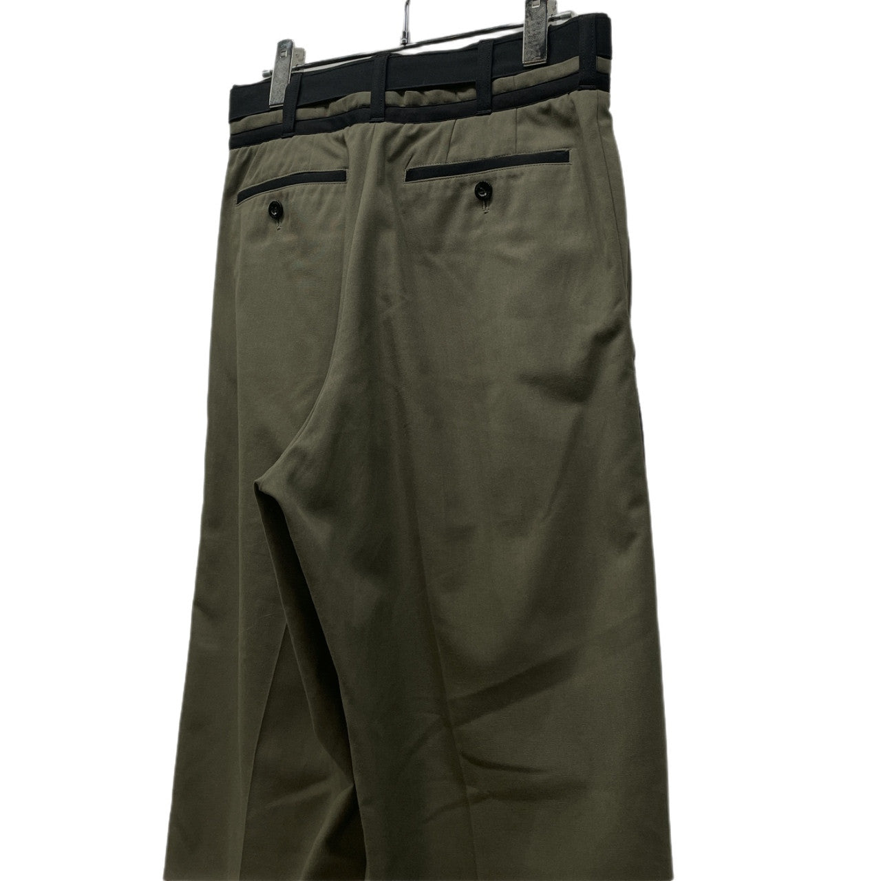 sacai 21AW Suiting Pants ベルテッドパンツ スラックス ボトムス 定価58,300円 21-02555M サカイ メンズ