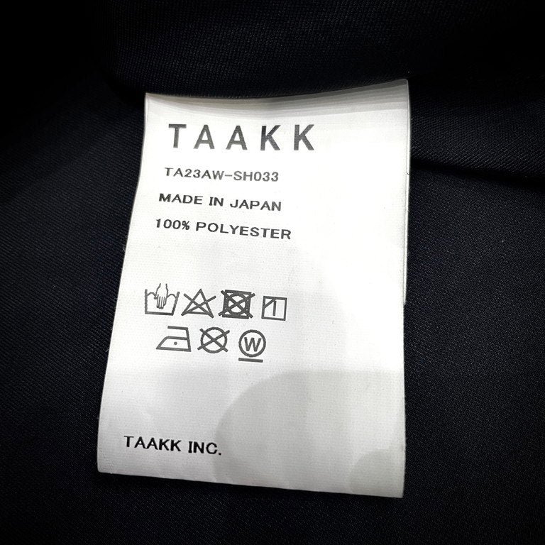 TAAKK 23AW DRAWING PRINT SHIRT ドローイングプリントオーバーサイズシャツ ワイド 定価37,400円 TA23AW-SH033