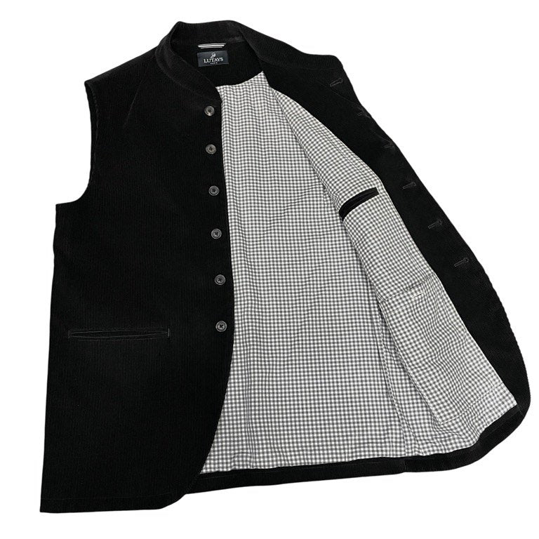 LUTAYS VALMONT マオカラー6Bコーデュロイベスト 定価159,300円 ジャケット トップス アウター リュテス メンズ