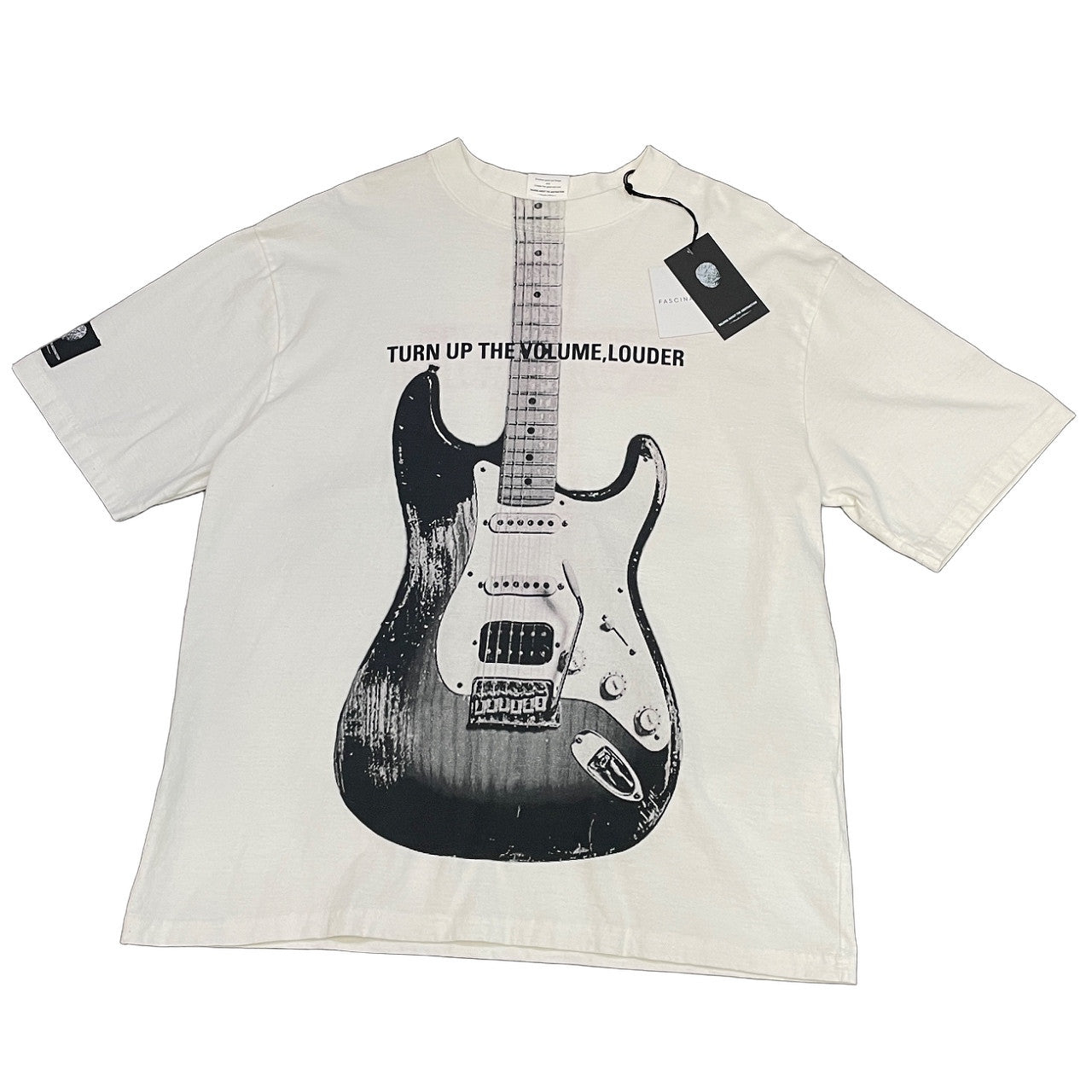 TALKING ABOUT THE ABSTRACTION 25SS SMOUDGE T-SHIRT バッククロス刺繍ギタープリントTシャツ カットソー Tee T-shirt トップス 未使用タグ付き NPT-T-007 定価24,200円 TATA トーキングアバウト ジ アブストラクション