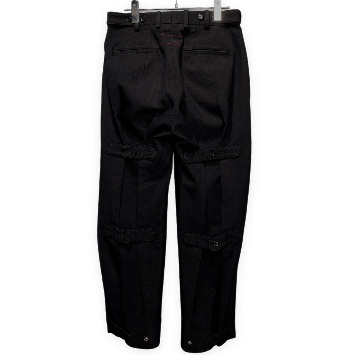 SYU.HOMME/FEMM 20AW Nu bontage pants スラックスボンテージパンツ バックアジャスター ベルト ボトムス H20aw-24 シュウ オム フェム メンズ