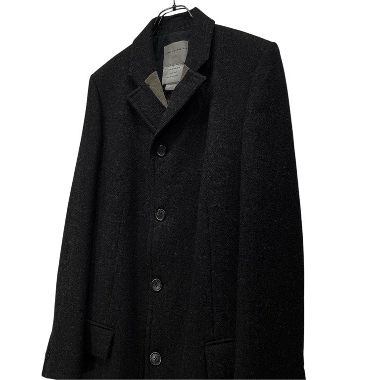 STEPHAN SCHNEIDER ウールダブルフェイスロングコート チェスター ジャケット ブルゾン アウター ステファンシュナイダー メンズ