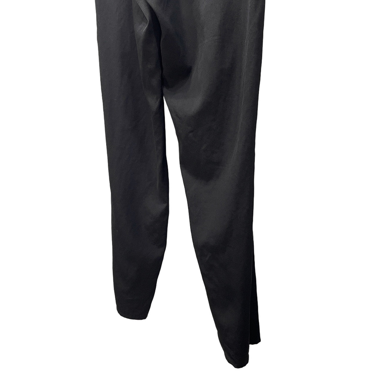 B Yohji Yamamoto 16AW ウールギャバジンサイドアジャスター裾ジップテーパードパンツ ボトムス ビー ヨウジヤマモト レディース