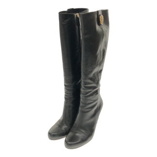 GUCCI GUCCI クレストジップロングブーツ 36H
