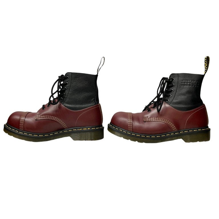 MM6 Maison Margiela × Dr.Martens 24AW 1460 TWIST ST MM6 切替ツートーンレースアップブーツ シューズ 靴 32186601 SH3WU0008 未使用 定価71,500円 エムエムシックス メゾンマルジェラ ドクターマーチン メンズ レディース