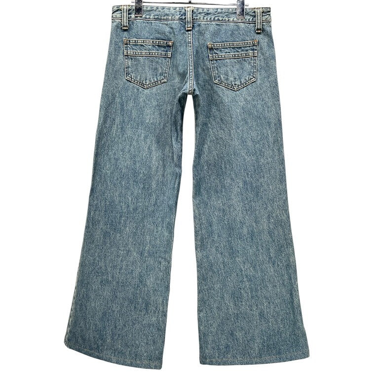 JUNYA WATANABE COMME des GARCONS 02SS ウォッシュドデニムワイドストレートパンツ ジーンズ Archive