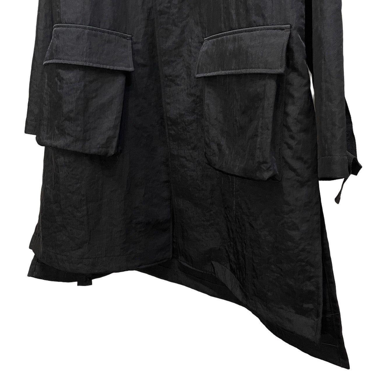 S'YTE Yohji Yamamoto WASHED HIGH-DENSITY NYLON TWILL LONG JACKET WITH MULTIPLE POCKETS ナイロンツイルマルチポケットロングジャケット ブルゾン コート アウター サイト ヨウジヤマモト メンズ レディース ユニセックス