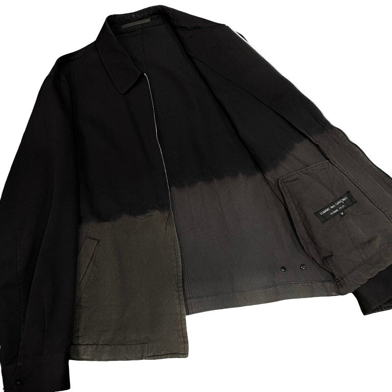 COMME des GARCONS HOMME PLUS 93AW 脱色ウールジップアップスポーツジャケット ブルゾン Archive 90s Artist in his studio アーティストインヒズスタジオ 脱色期 名作 コート アウター コムデギャルソンオムプリュス メンズ